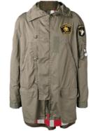 History Repeats Zip Up Jacket, Men's, Size: 44, Green, Cotton