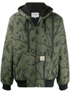Carhartt Wip Camo Woodland-print Jacket - Green