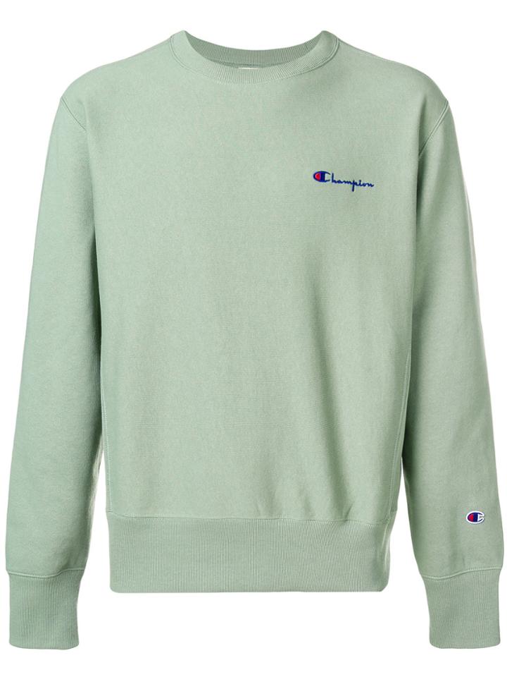 Champion Small Script Sweatshirt - Green