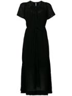 Raquel Allegra Long T-shirt Dress - Black