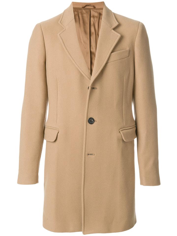 Dondup Single-breasted Coat - Nude & Neutrals
