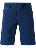 Incotex Bermuda Shorts, Men's, Size: 34, Blue, Cotton