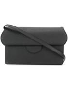 Roksanda Fold-over Cross-body Bag, Women's, Black, Calf Leather