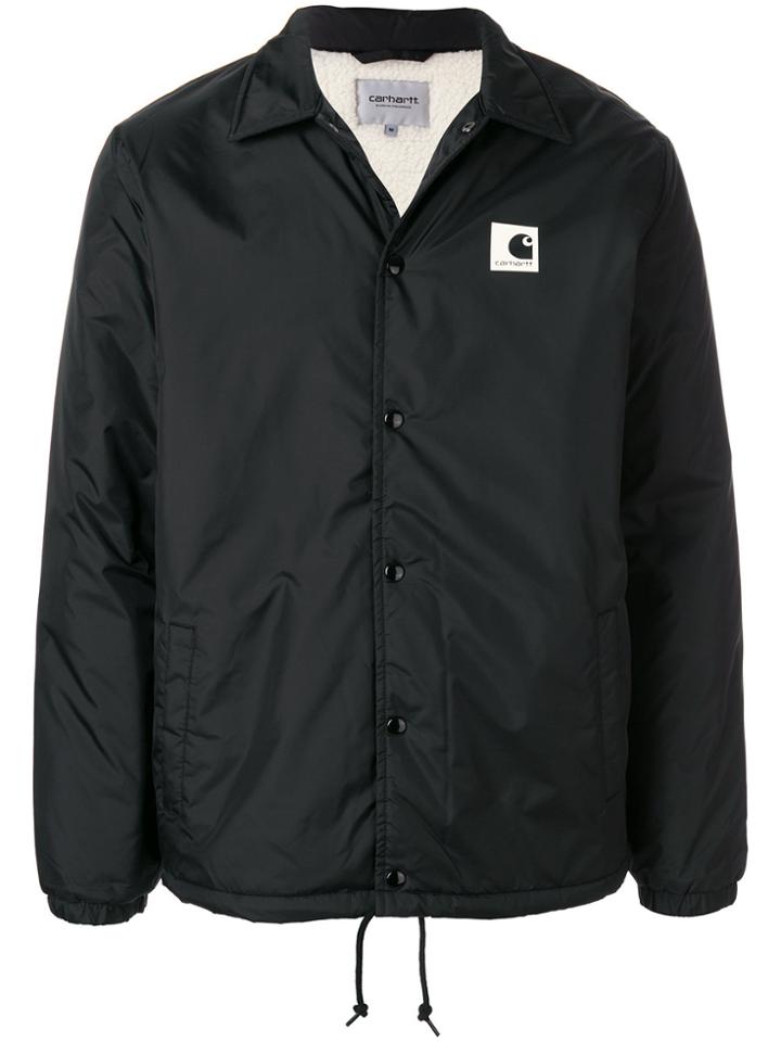 Carhartt Faux Shearling Lined Jacket - Black