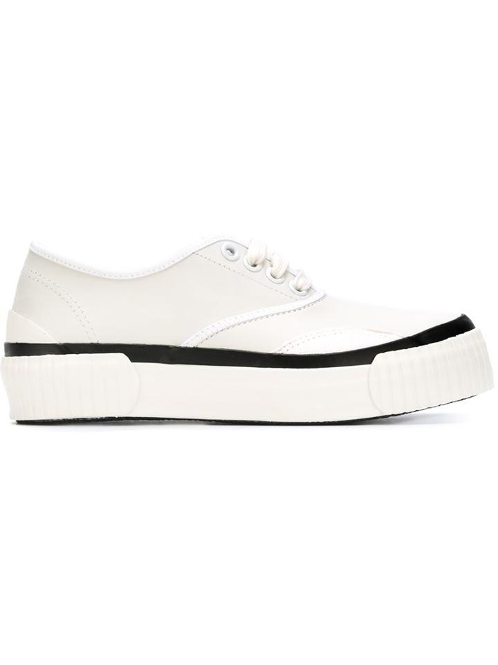 Julien David Contrasting Sole Sneakers
