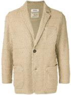 Coohem Solid Tweed Blazer - Brown