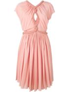 Jay Ahr Rope Detail Dress, Women's, Size: 38, Pink/purple, Rayon/nylon