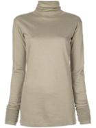 Lemaire Rollneck Knit Sweater - Green