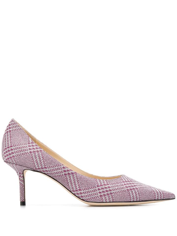 Jimmy Choo Love 65 Prince Of Stars Glitter Pumps - Pink