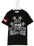 Philipp Plein Kids Skull Print T-shirt, Boy's, Size: 8 Yrs, Black