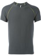 Label Under Construction Contrasting Seam T-shirt