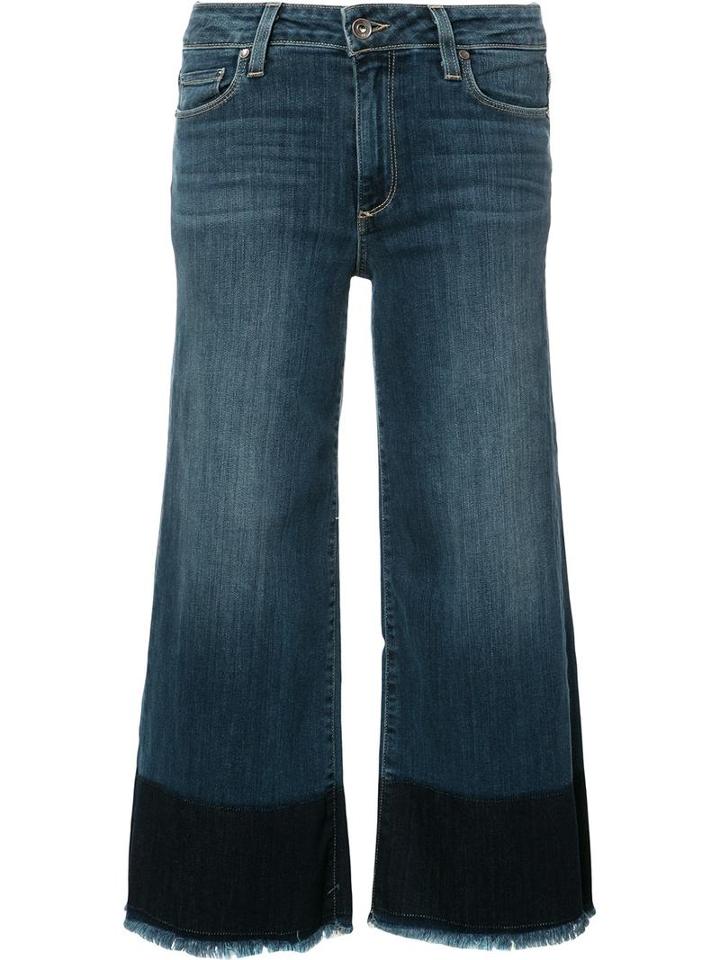 Paige Sherwood Jeans, Women's, Size: 24, Blue, Cotton/polyester/spandex/elastane
