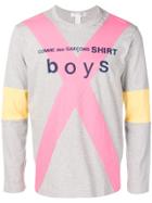 Comme Des Garçons Shirt Boys Appliqué Detail Sweatshirt - Grey