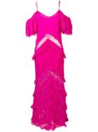 Amen Cold Shoulder Gown - Pink