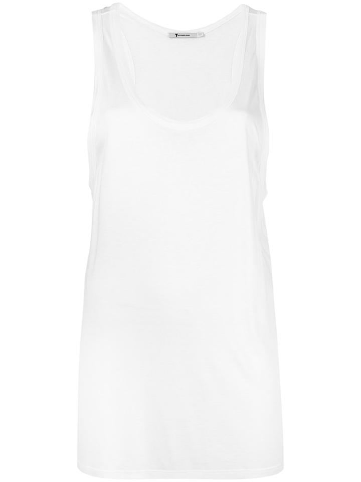T By Alexander Wang Oversized Tank Top - White