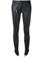 Thomas Wylde Zip Detail Leather Trousers
