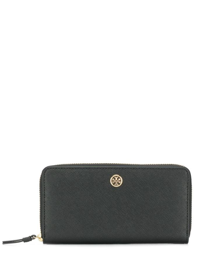 Tory Burch Robinson Continental Wallet - Black