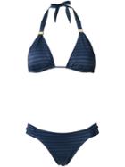 Brigitte Triangle Bikini Set, Women's, Size: Medium, Blue, Elastodiene/polyamide