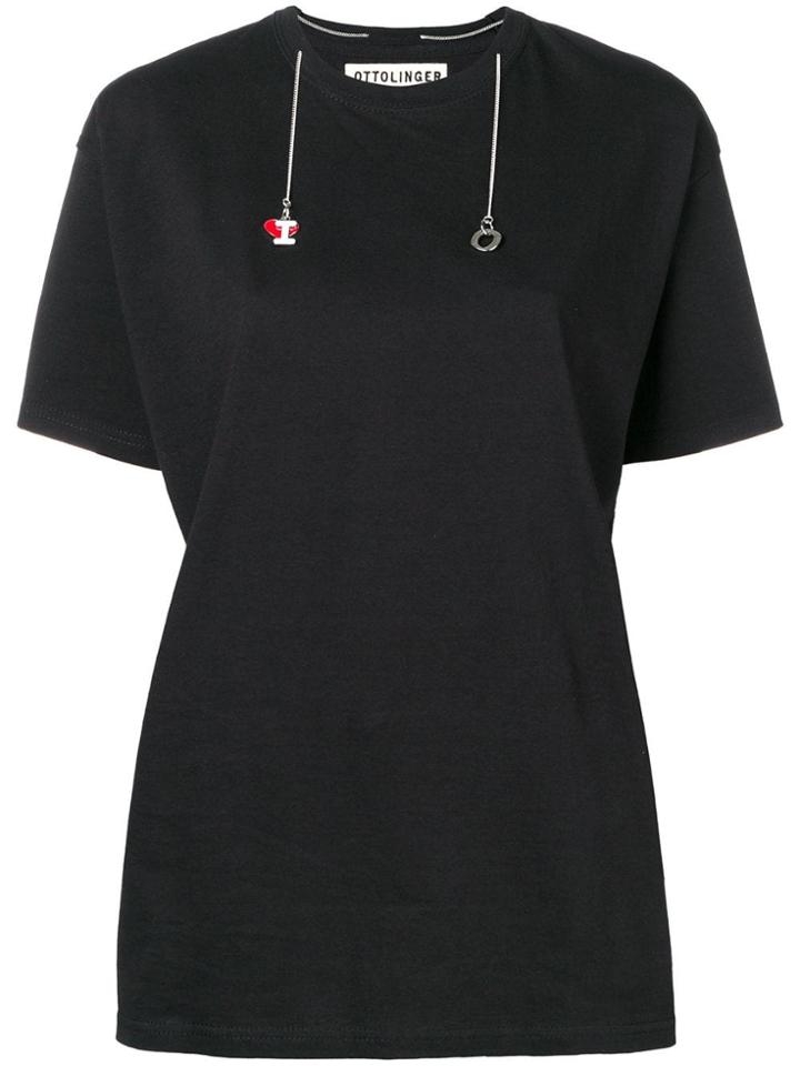 Ottolinger Hanging Chain T-shirt - Black