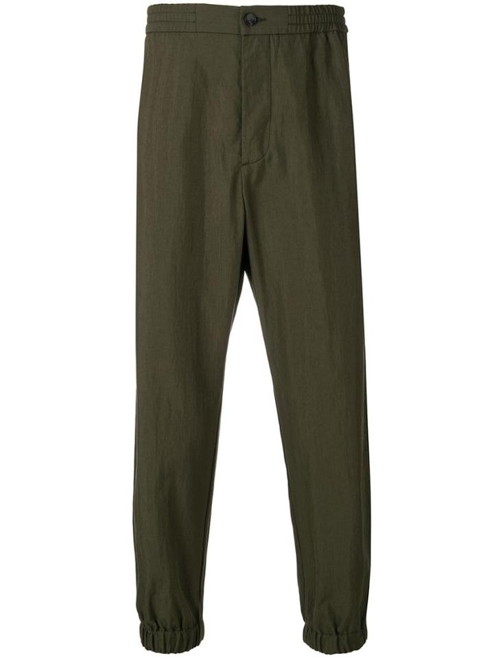Etro Elasticated Waist Trousers - Green