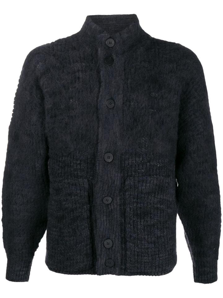 Issey Miyake Mottled Weave Cardigan - Grey