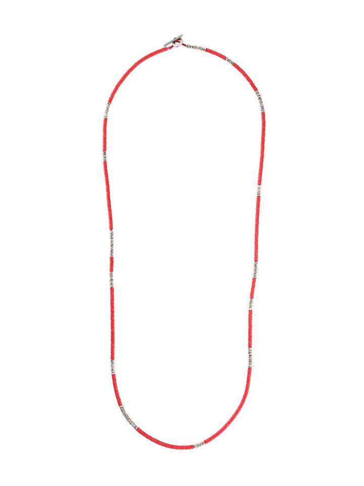 M. Cohen Beaded Necklace - Red