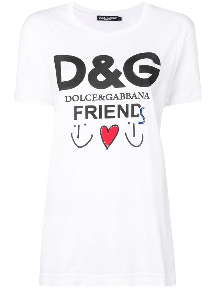 Dolce & Gabbana Friends T-shirt - White