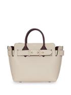 Burberry The Small Tri-tone Leather Triple Stud Belt Bag - Grey