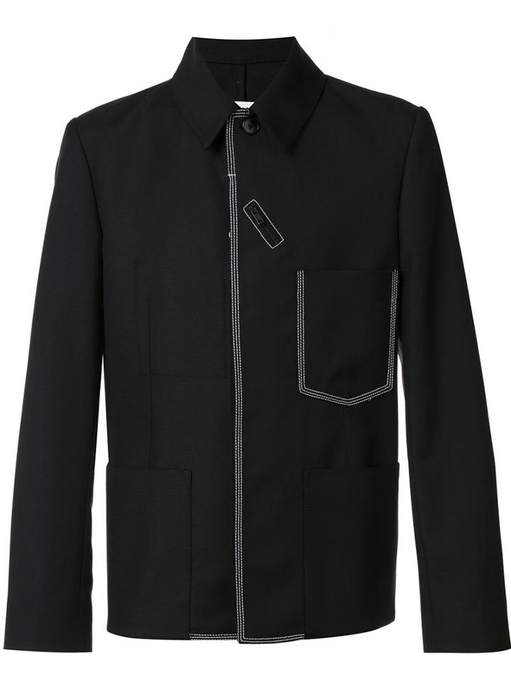 Maison Margiela Contrast Stitch Shirt Jacket