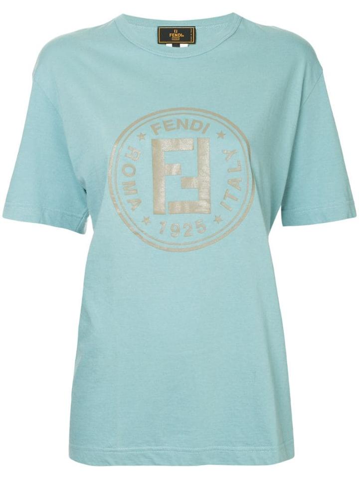 Fendi Pre-owned Fendi Short Sleeve Top - Blue