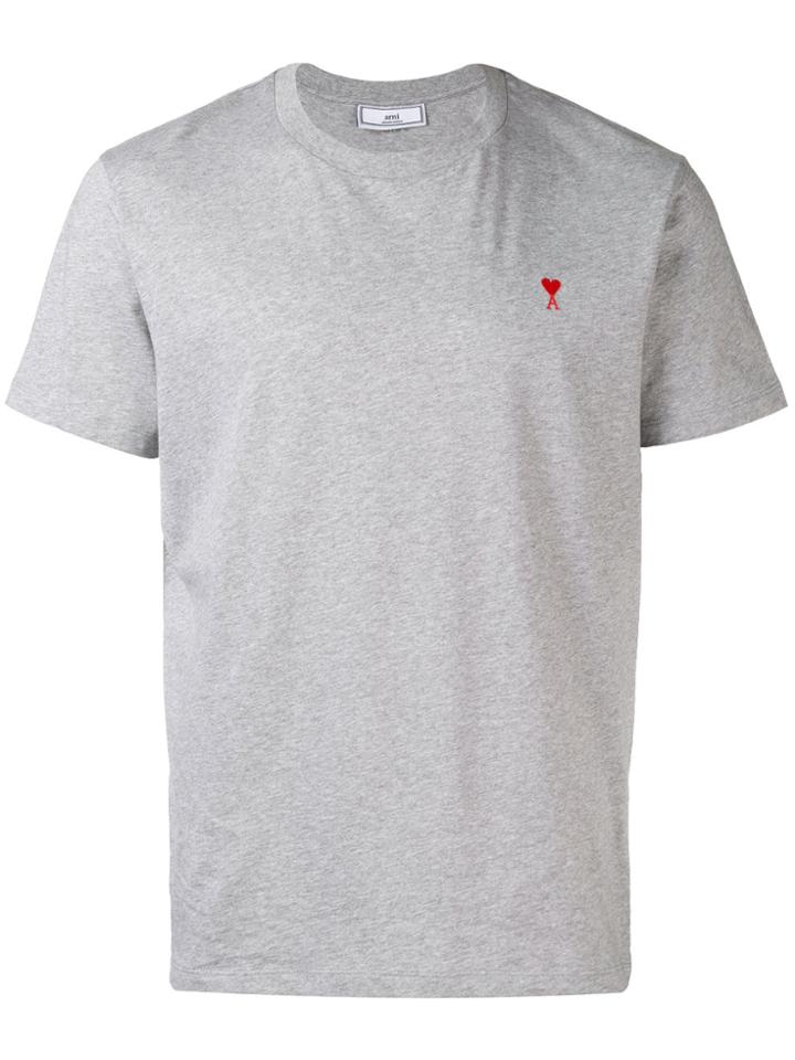 Ami Alexandre Mattiussi Ami De Coeur T-shirt - Grey