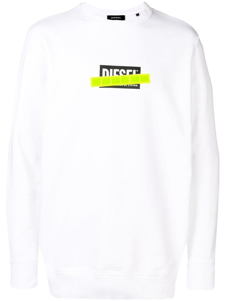 Diesel T-just-die Sweater - White