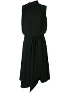 Maison Margiela Asymmetric-hem Flared Dress - Black