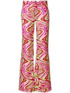 Palomo Spain Illusion Effect Trousers - Pink & Purple