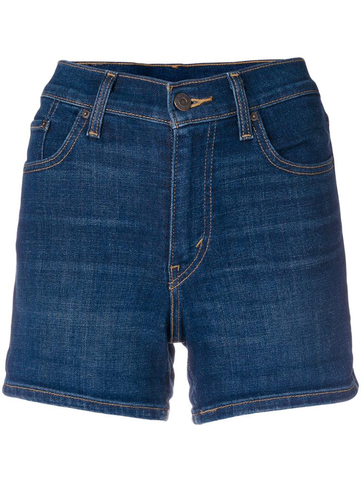 Levi's High Rise Shorts - Blue
