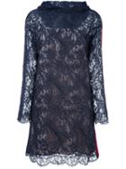Msgm Hooded Lace Dress