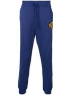 Vivienne Westwood Anglomania Contrast Logo Track Pants - Blue