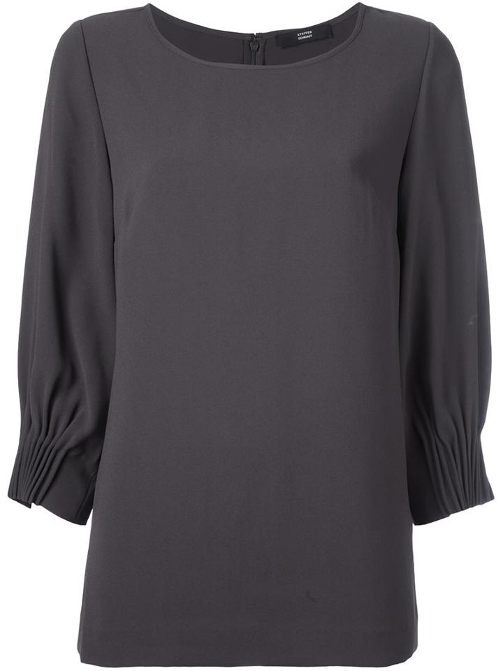 Steffen Schraut Scoop Neck Blouse