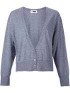 H Beauty & Youth. High Gauge Cardigan, Women's, Grey, Cashmere
