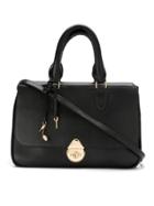 Sarah Chofakian Leather Shoulder Bag - Black