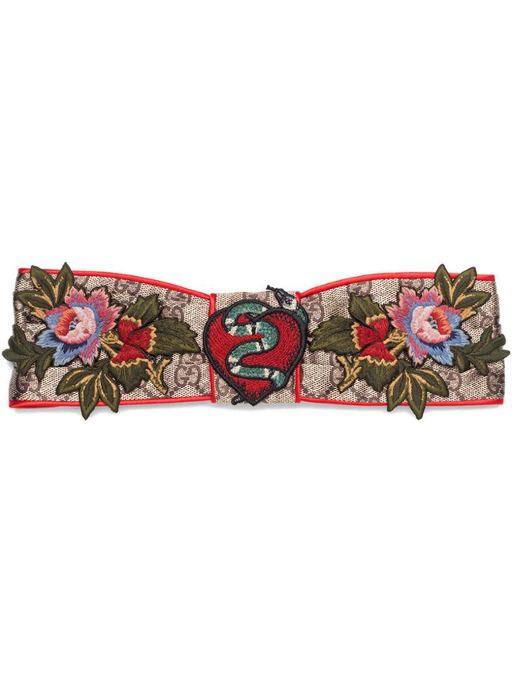 Gucci Limited Edition Silk Headband - Brown