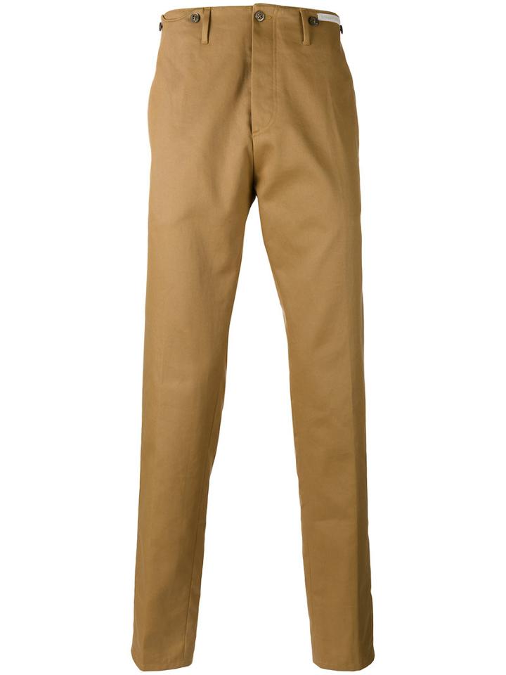 Pt01 - Classic Chinos - Men - Cotton - 54, Brown, Cotton
