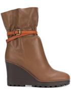 See By Chloé Wedge Boots - Brown