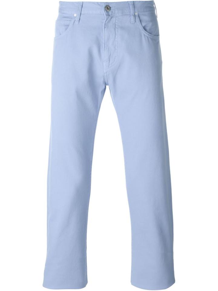 Armani Jeans Slim Fit Jeans, Men's, Size: 30, Blue, Cotton/spandex/elastane