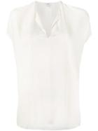 Vince Split Neck Blouse