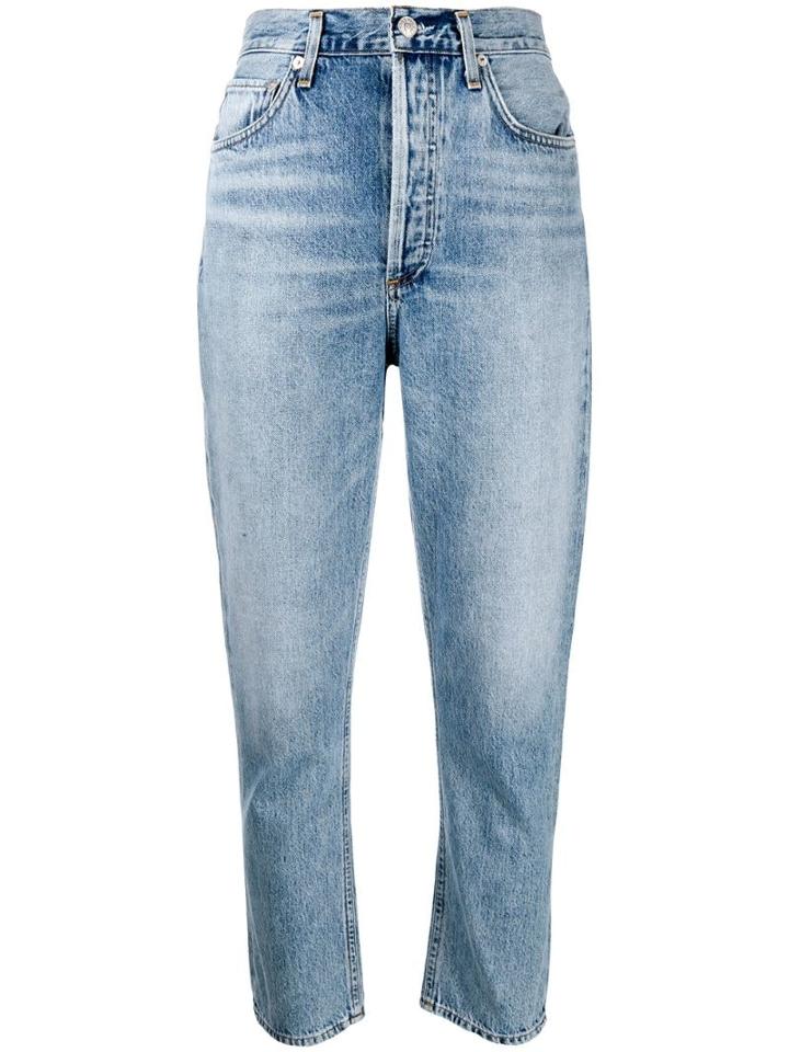 Agolde Slim Faded Jeans - Blue