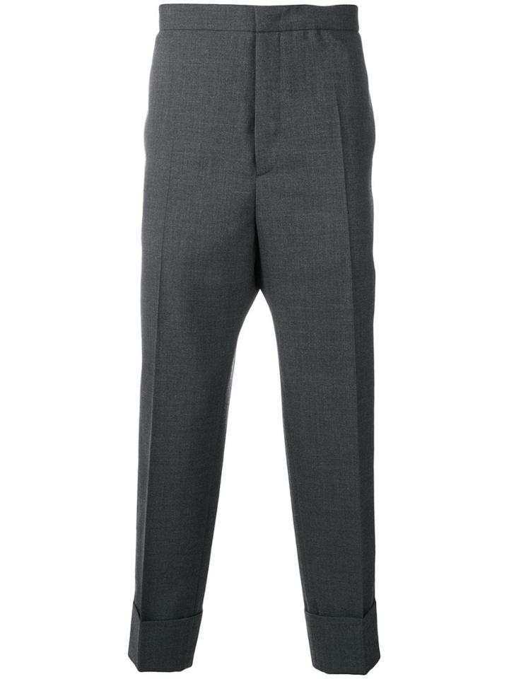 Jil Sander Drop-crotch Tailored Trousers - Grey