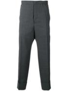 Jil Sander Drop-crotch Tailored Trousers - Grey