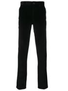 Prada Corduroy Straight-leg Trousers - Black