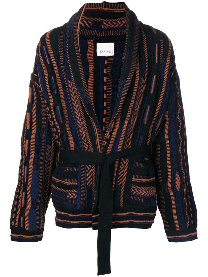 Laneus Wrap Cardigan - Blue